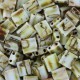 Miyuki tila 5x5mm beads - Opaque picasso yellow TL-4512